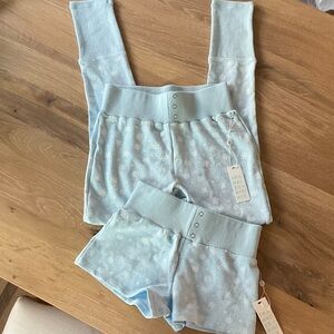 Frankie’s Bikinis Knit Loungewear Pants & Short Set